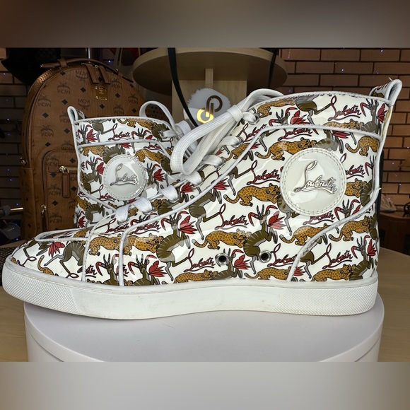 Christian Louboutin Other - 💥CHRISTIAN LOUBOUTIN - RANTUS ORLATO FLAT PATENT PREDATOR PREY SNEAKERS - NQ171